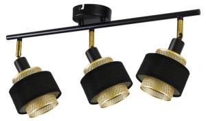 Потолочный светильник Nettlife Lisbeth 3-flammig, черный - металл - 10 x 13 x 53 см