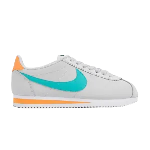 Кроссовки Nike Wmns Classic Cortez Leather 'Spring Pack - Jade', белый