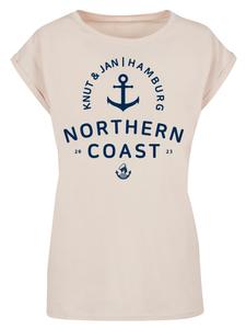 Футболка North Sea Knut & Jan Hamburg в цвете Whitesand F4NT4STIC