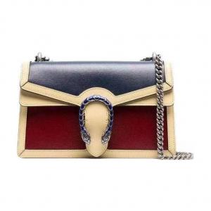 GUCCI Кожаная сумка через плечо с цепью