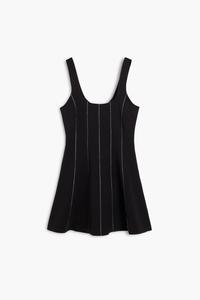 короткое платье с панелями