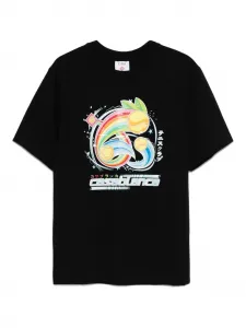 Футболка с принтом Casablanca, черный