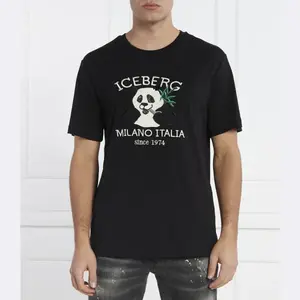 Футболка стандартного кроя Iceberg, черный