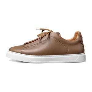 Модные повседневные слипоны низкие скейтерские кроссовки men's THOM WILLS, Taupe G878