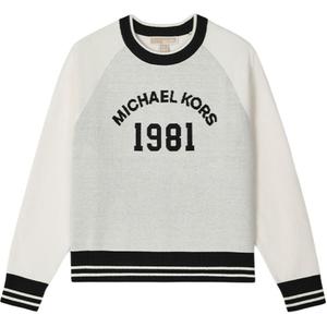 Вязаный свитер FW25 для женщин MICHAEL KORS, светло-серый