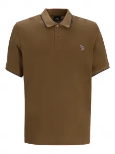 Рубашка поло Paul Smith, коричневый