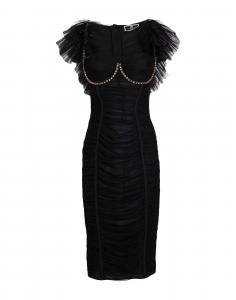 Платье миди Elisabetta Franchi, черный