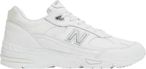 Кроссовки New Balance 991 Made in England 'Triple White', белый