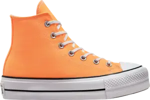 Кроссовки Converse Wmns Chuck Taylor All Star Lift Platform High Peach Beam, оранжевый
