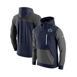 Мужская темно-синяя толстовка с капюшоном penn state nittany lions av-15 2.0 pullover Nike, синий