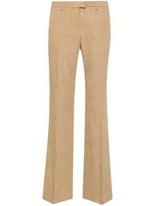 Укороченные фактурные брюки ETRO, коричневый