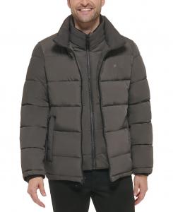 Мужской пуховик с нагрудником, созданный для macy's Calvin Klein, мульти