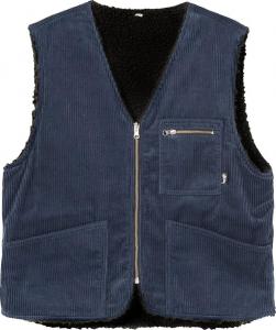 Жилет Stussy Wide Wale Reversible Vest 'Navy', разноцветный