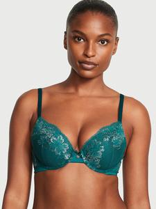 Кружевной бюстгальтер пуш-ап идеальной формы Body By Victoria, lace black ivy