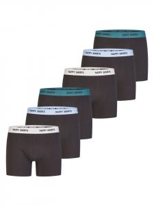 Боксерская майка черного цвета Happy Shorts