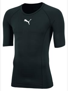Футболка LIGA Baselayer Tee SS Jr черного цвета Puma