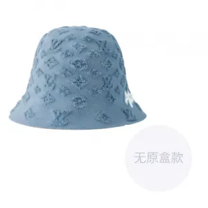 LOUIS VUITTON Панама-шляпа с губкой Monogram, Blue