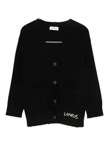 Кардиган с V-образным вырезом Laneus, черный