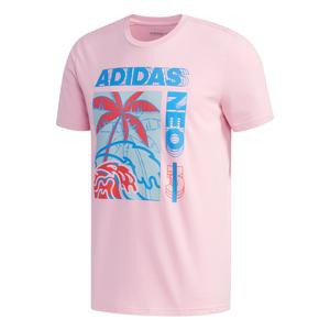 Футболка мужская розовая Adidas Neo