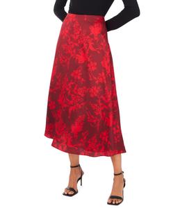 Женская юбка миди А-силуэта Vince Camuto, Crimson