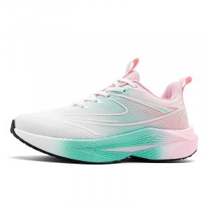 Кроссовки для бега K Bird с амортизацией, дышащие, легкие, низкие, повседневные, женские K-bird, White/Light Purple