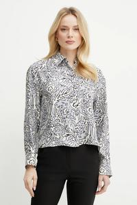 Шелковая рубашка Weekend Max Mara, синий