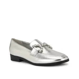 Лоферы Lilpa Loafer Nine West, серебряный/металлик