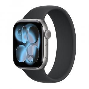 Умные часы Apple Watch Series 11 (GPS+Cellular), 46 мм, Space Gray Aluminum Case/Black Solo Loop - Size 9