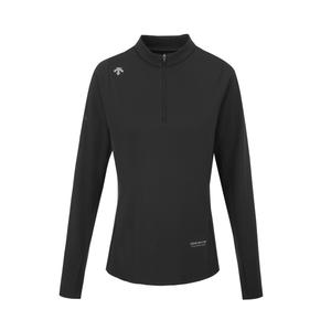 Женская беговая футболка из трикотажа Women's DESCENTE, BK-Black