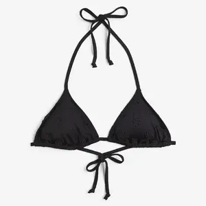 Лиф бикини H&M Padded Triangle, черный