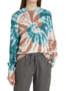 Свитер Nsf Anabelle с круглым вырезом, синий/бежевый/белый