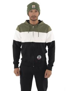 LEONE 1947 APPAREL Мужская университетская толстовка с капюшоном на молнии