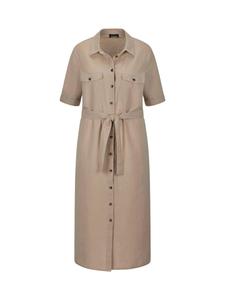 Goldner Летнее платье в темно-бежевом цвете
