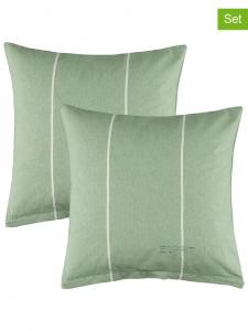 Esprit Комплект из 2 штук: чехлы для подушек из перкаля "E-Harp" светло-зеленого цвета