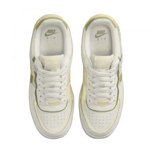 Nike Air Force 1 Shadow Pale Ivory Oil Green Женские Бело-Зеленая