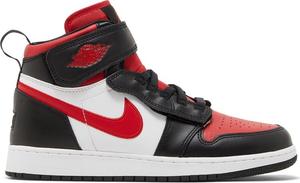 Кроссовки Air Jordan 1 High FlyEase GS Bred Toe, красный