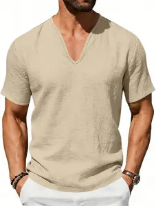Мужская футболка с коротким рукавом Henley Fit Polo