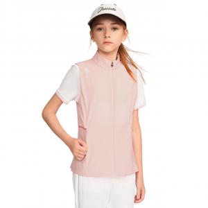 Детский жилет DESCENTE, светло-коралловый