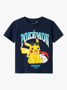 Детская футболка с принтом Pokémon NAME IT, Navy Blazer