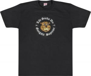 Футболка Supreme Life S**ks Die T-Shirt 'Black', черный