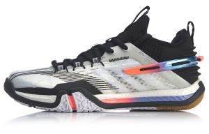 Кроссовки для бадминтона Quick Start женские низкие черные/белые Lining