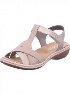 Классические босоножки rieker, бежевый