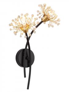 Globo lighting Настенный светильник "FIORE" черного цвета
