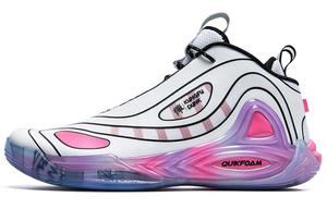 Баскетбольные кроссовки Zengo Basketball Shoes Men Mid-Top White/Pink 361°