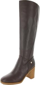 Женские сапоги до колена Giani Bernini Odettee из кожи с заостренным носком миндалевидной формы, Brown