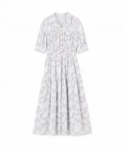 Платье-рубашка в полоску из жаккарда Jill By Jill Stuart, цвет Gray 1