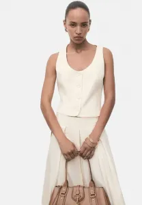 Без рукавов Mango, Light Yellow