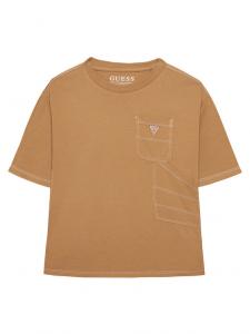 Футболка regular fit L6RI07 K8HM4 Guess, бежевый