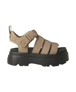 Бежевые сандалии на платформе Cora для женщин Ugg, коричневый