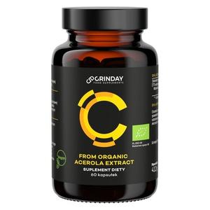 Grinday Bio Витамин С из ацеролы - 60 капсул